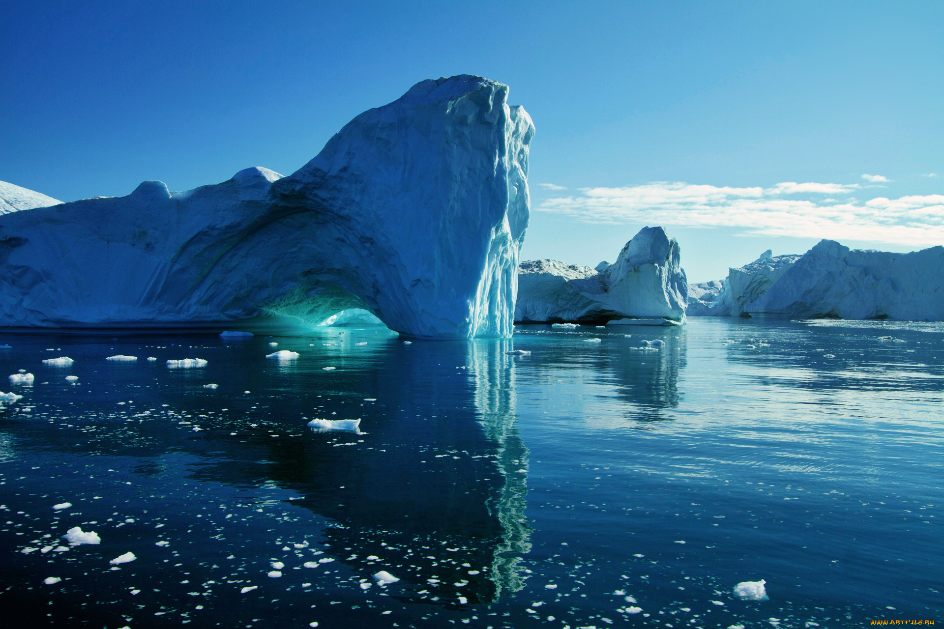 Арктика Антарктика ледники айсберги